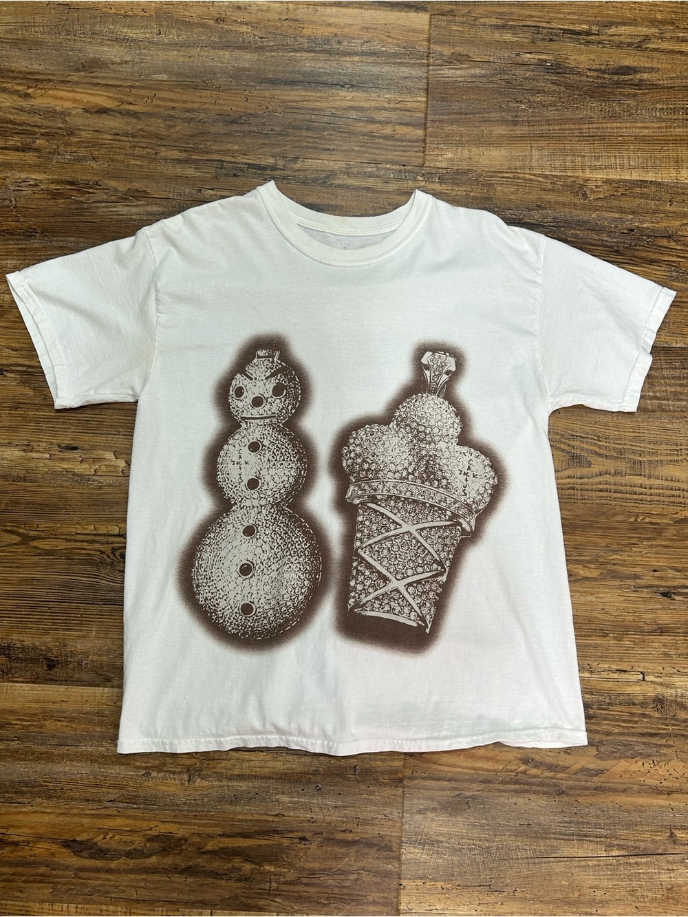 Gucci Mane vs. Young Jeezy Cactus Jack 2020 rap tee white Travis Scott M